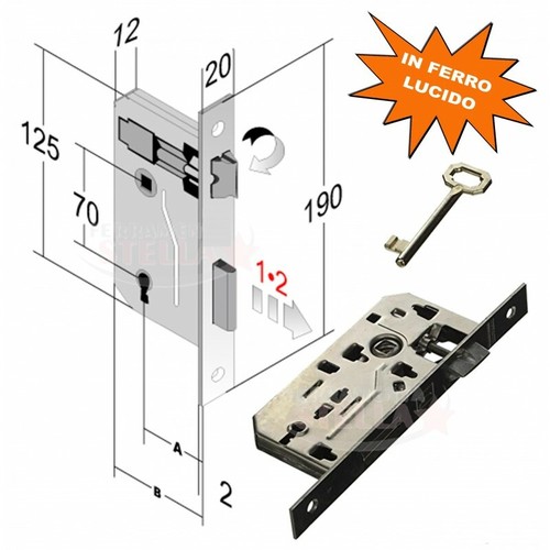 Serratura patent porte - patent, x