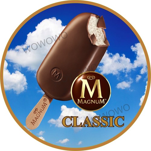 Adesivo furgone gelato magnum - gelato,