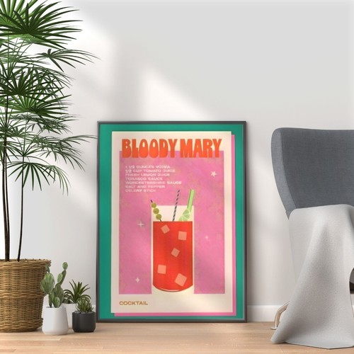 Bloody mary stampa cocktail - stampa,