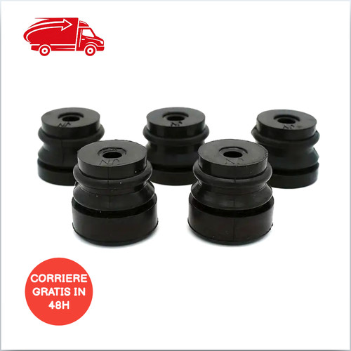 Blocchi antivibranti gomma - 5x,
