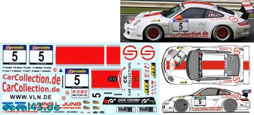 Decalcomania porsche 911 - 1/43,