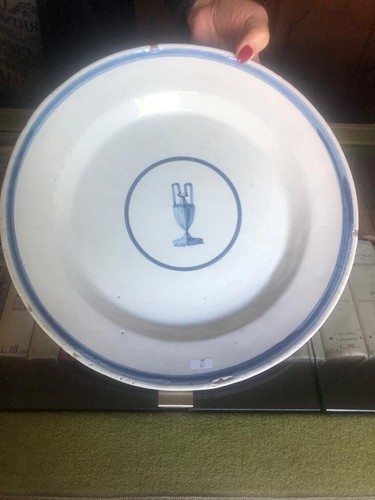 Piatto maiolica napoli - piatto,