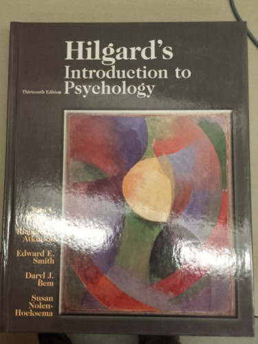 Hilgard introduction to - hilgard's,