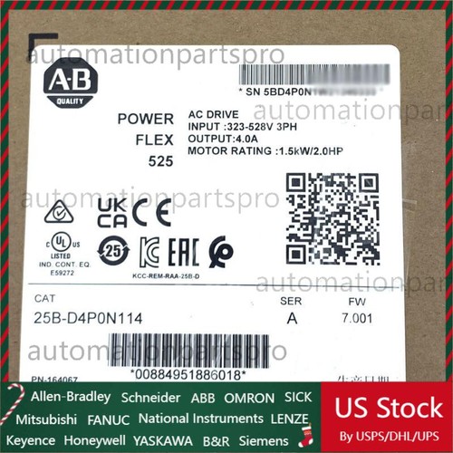 25b d4p0n114 allen bradley - 25b-d4p0n114,