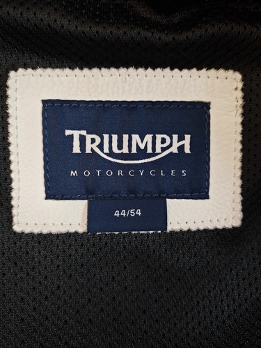 Giubbotto pelle moto triumph - moto,