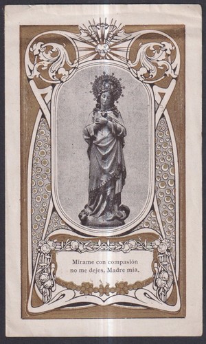 Santino antico madonna - santino, de