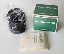 Praktica B200 Set di tubi di prolunga automatica, in scatola, mai usati, Giappone