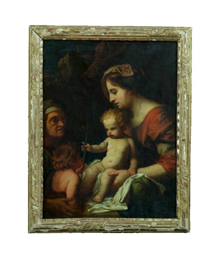 Quadro antico ritratto madonna - antico,