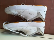 GEOX - NEBULA Y BIANCO - SNEAKERS MIS.44 VERA PELLE - ORIGINALE - USATE