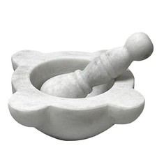 Mortaio con Pestello in Marmo