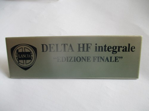 Placca targhetta logo - targhetta,