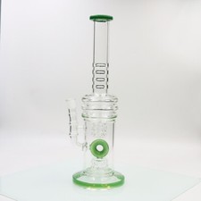 Pipe acqua fumo vetro narghilè 16'' super pesanti fatte a mano perc bong ciotola 14 mm