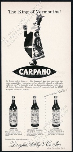 1959 carpano vermouth - vermouth, dry