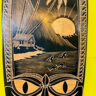 Tavola surf tribale intagliata - surf,