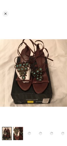 Roberto cavalli tacchi marroni - tacchi,