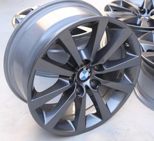 Cerchi 18 pollici OEM BMW Serie 5 F10 F11 Serie 6 F06 F12 F13 raggi V 328 titanio lucido