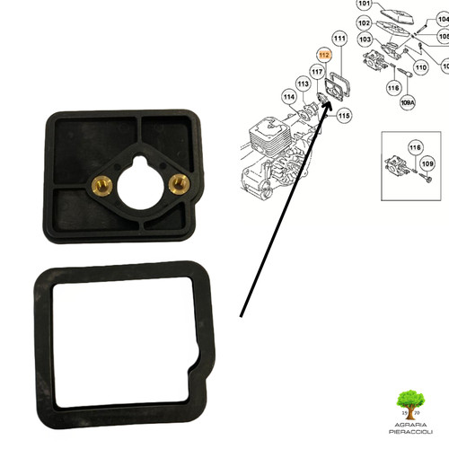Supporto carburatore - supporto,