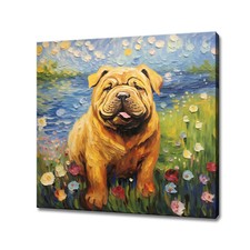 Carino Shar Pei cane cucciolo