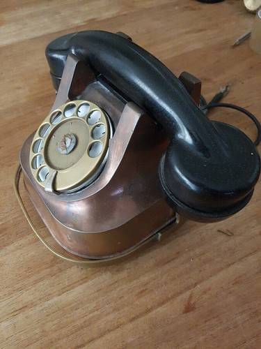 Telefono rame ottone - telefono, in