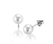 Orecchini oro bianco 18kt - bianco,