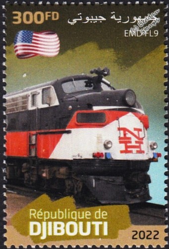 Timbro treno locomotiva - , emd