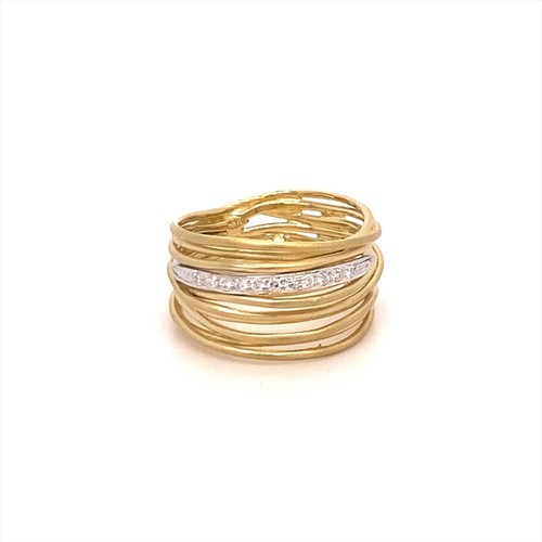 Anello oro giallo kt - anello, 14