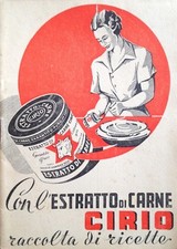 § CIRIO, NAPOLI - RACCOLTA DI RICETTE CON L'ESTRATTO DI CARNE