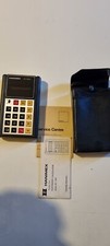 Calcolatrice vintage mod. Hanimex BC900 con custodia originale  e istruzioni