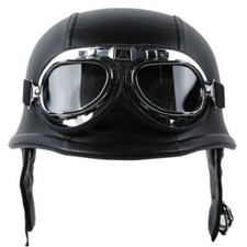 Casco L Moto Nero Chopper