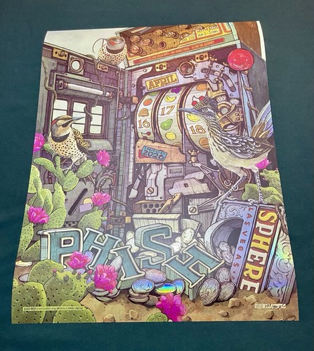 Poster phish foil sphere vegas - sphere,