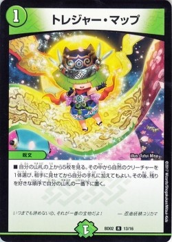 Mappa del tesoro duel masters - mappa,