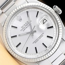 ROLEX DATEJUST 1601 18K WHITE