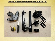 Kit serratura GOLF 1 CABRIO 3 chiavi blocchetto accensione maniglie porta tappo serbatoio + chiave