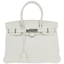 Borsa a mano Hermes bianca