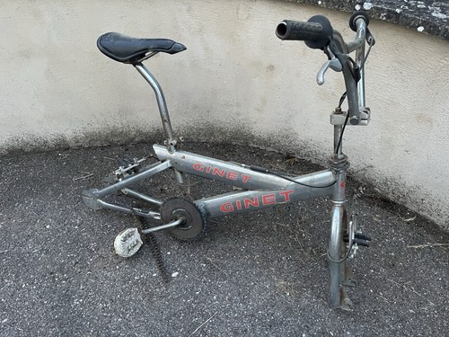 Ginet chrome bmx vintage - vintage, old
