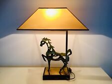 🔴 Elegante lampada scultura bronzo e ottone design anni 70 Lanciotto Galeotti