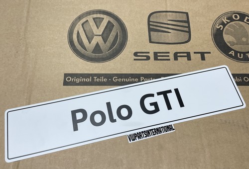 Polo gti show targa - gti,
