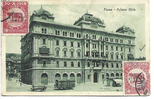 1919 fiume cartolina - fiume,