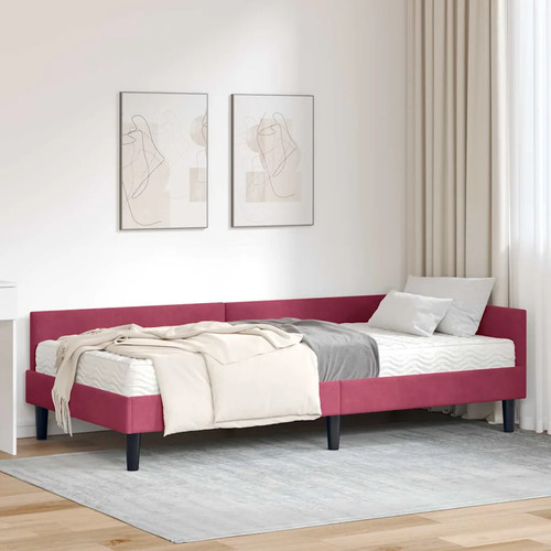 Struttura letto angolare con - struttura,