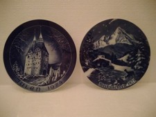 COPPIA DI PIATTI NATALIZI DANESE (TORRI) E TEDESCO (MONTI) DA COLLEZIONE