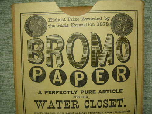 Bromo carta igienica medicata