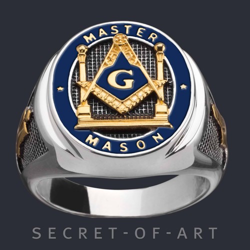 Anello massonico maestro - massonico,