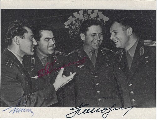 Urss autografi spaziali vostok - spaziali,