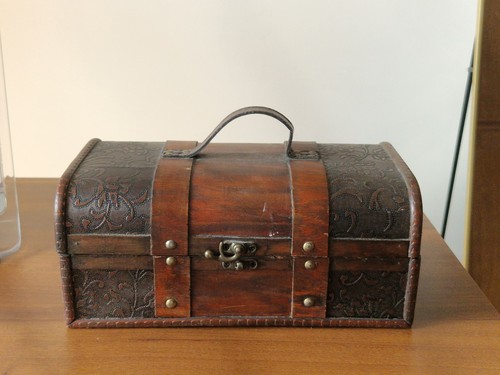 Bauletto legno vintage - vintage,