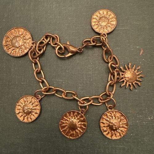 Bracciale vintage charm catena - vintage,