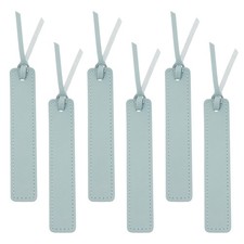 Leather Bookmarks, 6Pcs