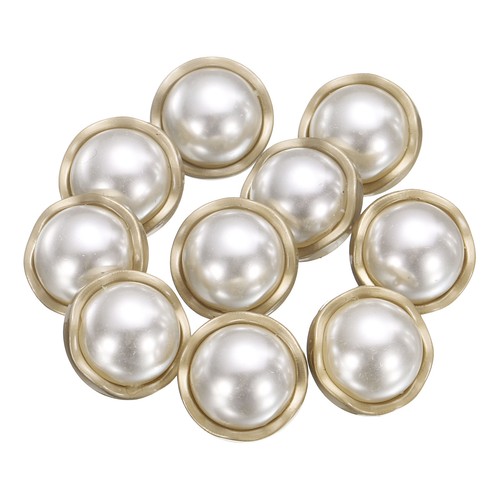 Bottoni perle oro - 10,
