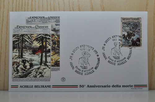 Italia busta francobollo - italia,
