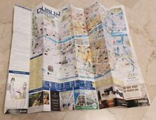 DUBLINO Irlanda Mappa Cartina Visitor Map Luoghi Da Visitare Guida Turistica 