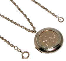 Collana In Oro 9 Carati Per Donne E Moneta Mezza Sovrana Del 1982 In Un Ciondolo